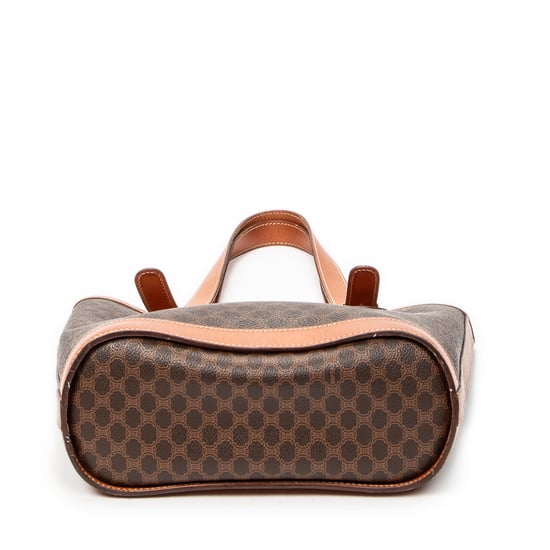 Celine Small Open Tote en marrón Lienzo recubierto - Image 6