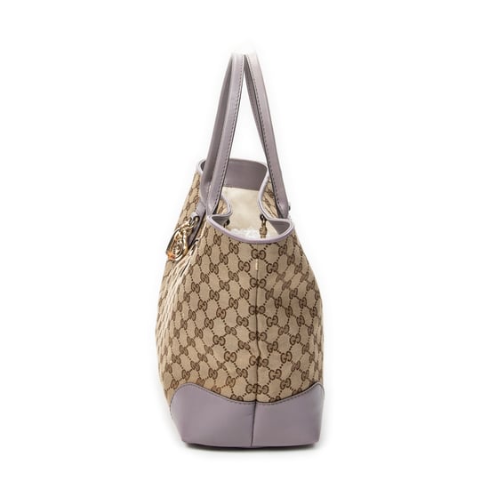 Gucci Heart Bit Open Tote en beige Lienzo - Image 3