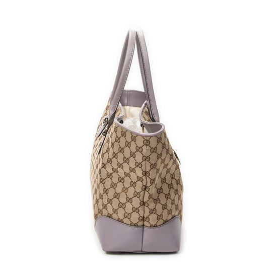 Gucci Heart Bit Open Tote en beige Lienzo - Image 4