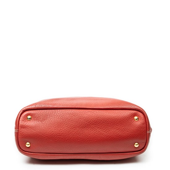 Prada Large Side Zip Tote  en  Red Cuero de ternero - Image 6