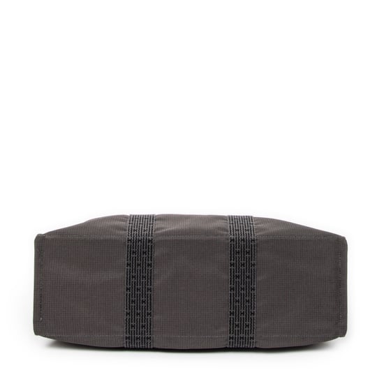 Hermès Herline Tote GM en gris Lienzo - Image 6