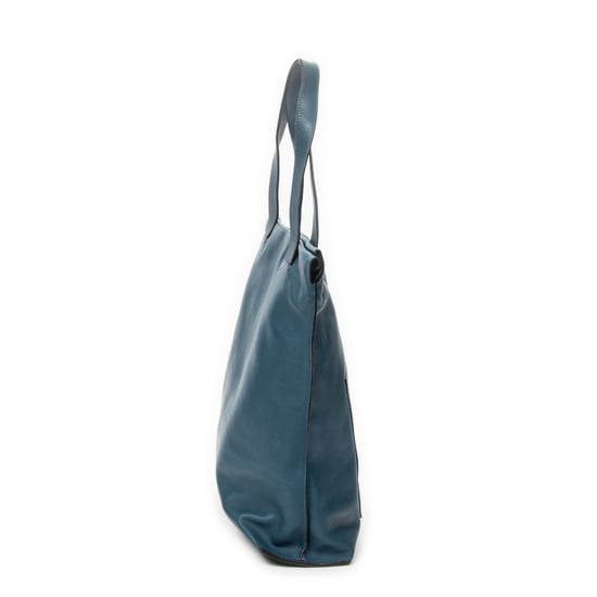 Loewe Anagram Shopper Tote en Teal Cuero de ternero - Image 4