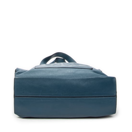 Loewe Anagram Shopper Tote en Teal Cuero de ternero - Image 6