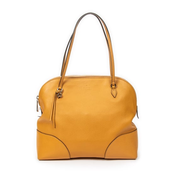 Gucci Bree Dome Tote en amarillo Cuero de ternero - Image 1