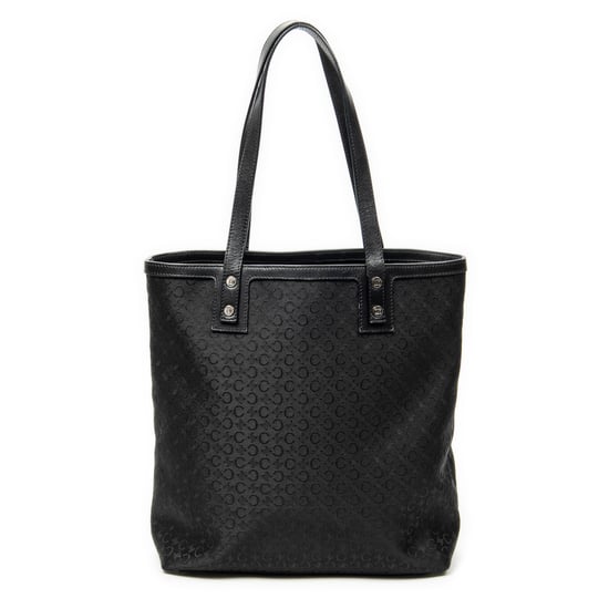 Celine Vertical Tote  en  negro Lienzo - Image 5
