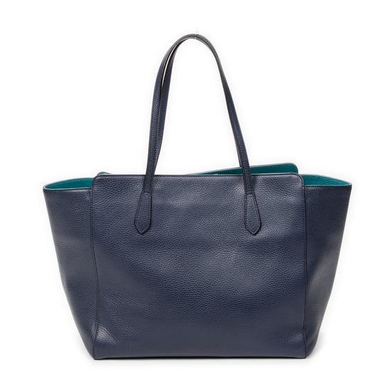 Gucci Medium Swing Tote en Marina Cuero de ternero - Image 5