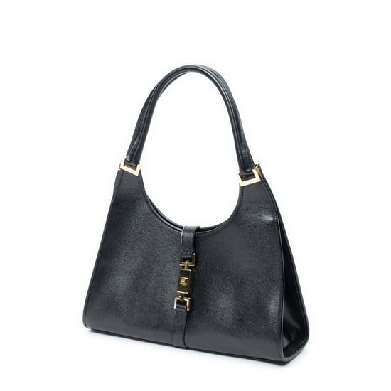 Gucci Jackie Bardot Tote  en  negro Cuero de ternero - Image 2