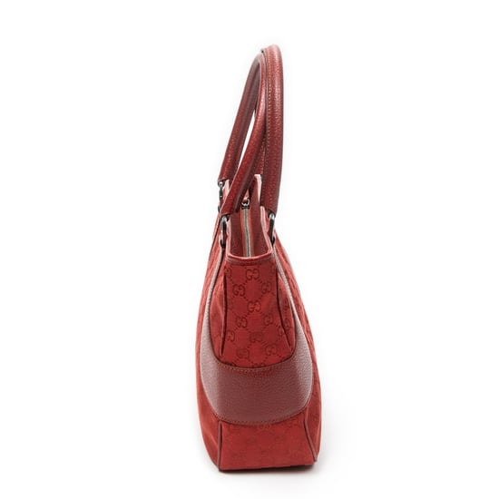 Gucci Jacquard Tote en Red Lienzo - Image 3