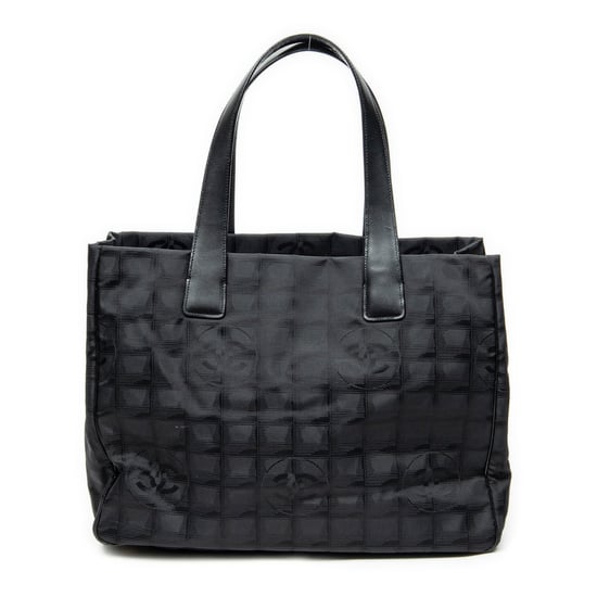 Chanel New Travel Line Medium Shopping Tote en negro Lienzo - Image 1