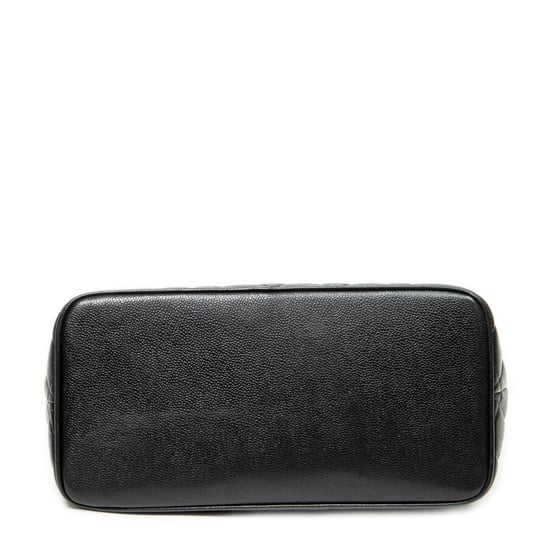 Chanel Timeless Medallion Tote en negro Cuero de ternero - Image 6