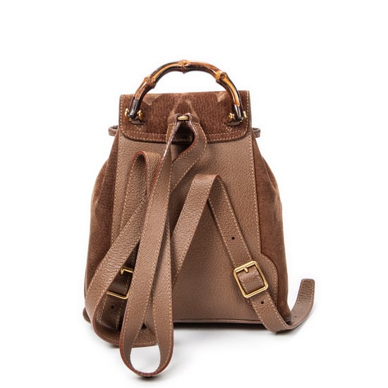 Gucci Mini Bamboo Backpack en marrón Cuero de ternero - Image 5