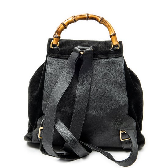 Gucci Large Bamboo Backpack en negro Cuero de ternero - Image 5
