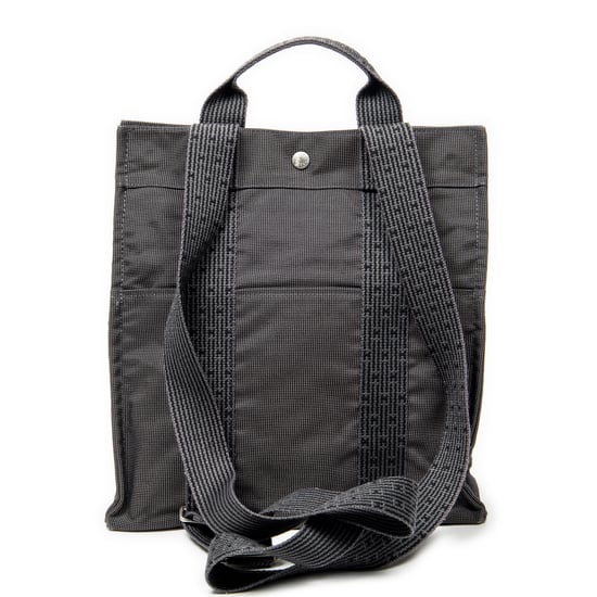Hermès Herline Sac A Dos MM en gris Lienzo - Image 5