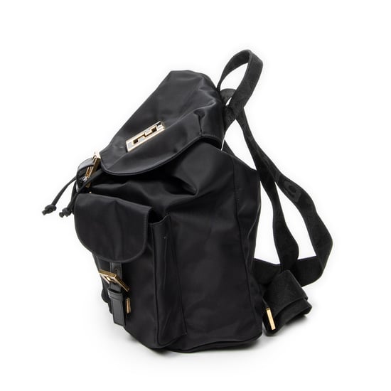 Fendi FF Logo Backpack en negro Lienzo - Image 3
