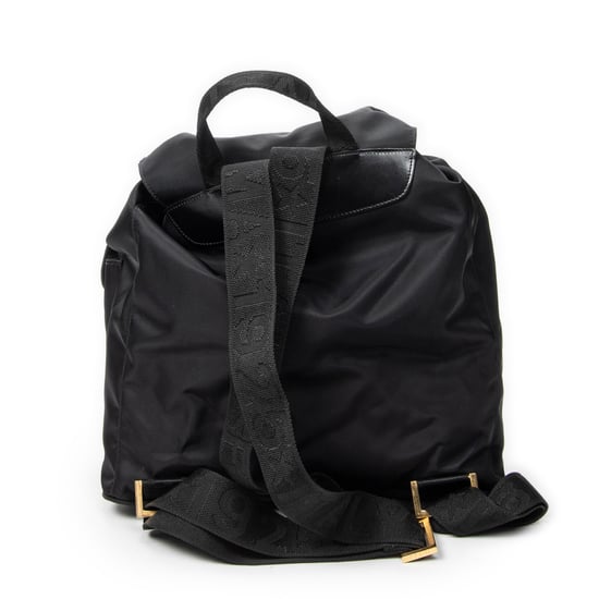 Fendi FF Logo Backpack en negro Lienzo - Image 5