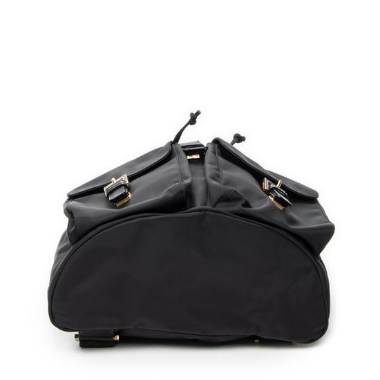 Fendi FF Logo Backpack en negro Lienzo - Image 6