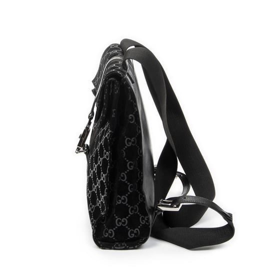 Gucci Small Jackie Backpack  en  negro Lienzo - Image 3