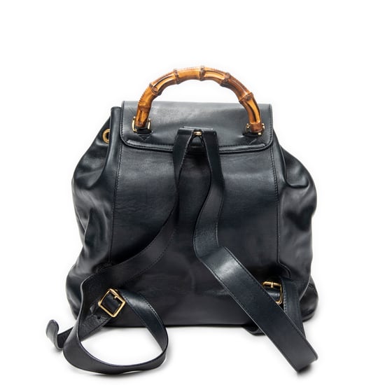 Gucci Large Bamboo Backpack  en  Marina Cuero de ternero - Image 4