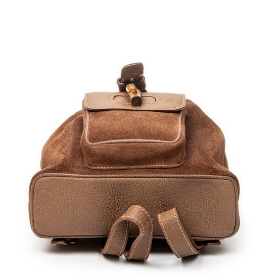 Gucci Mini Bamboo Backpack  en  marrón Cuero de ternero - Image 6