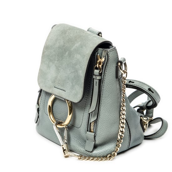 Chloé Mini Faye Backpack en Teal Cuero de ternero - Image 2