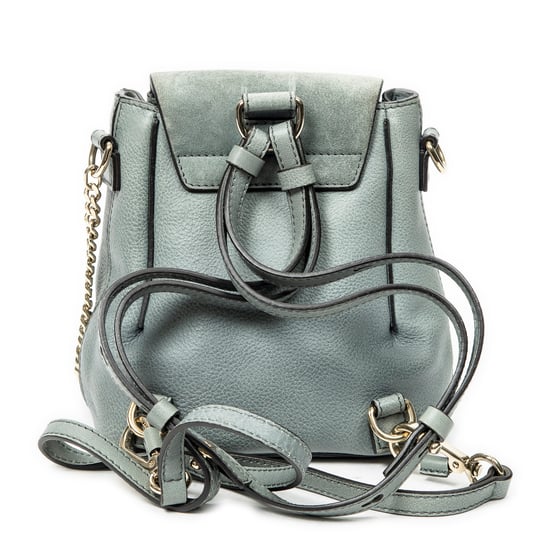 Chloé Mini Faye Backpack en Teal Cuero de ternero - Image 5