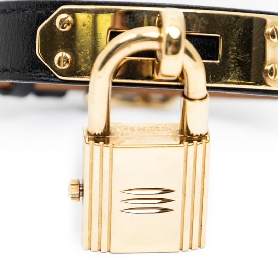 Hermès Kelly Watch en negro Cuero de becerro - Image 5