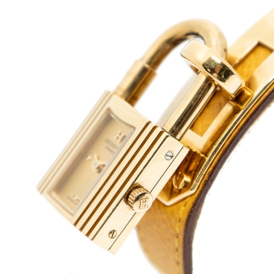 Hermès Kelly Watch en amarillo Cuero de ternero - Image 2