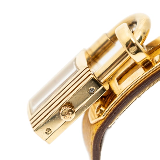 Hermès Kelly Watch en amarillo Cuero de ternero - Image 3