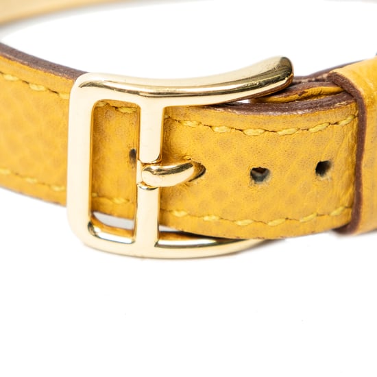 Hermès Kelly Watch en amarillo Cuero de ternero - Image 6