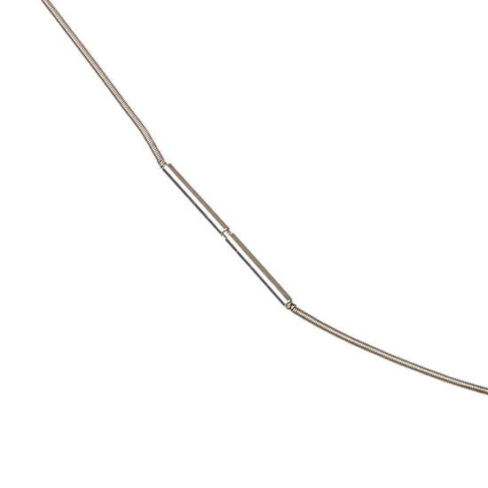 Hermès H Cube Pendant Necklace en marfil Acero inoxidable sin níquel - Image 3