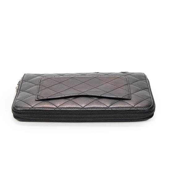 Chanel Cambon Ligne Zip Organizer Wallet  en  negro Cuero de ternero - Image 3