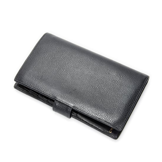 Chanel Timeless French Purse Wallet en negro Cuero de ternero - Image 2