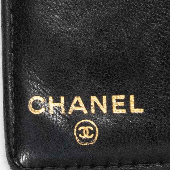 Chanel Timeless French Purse Wallet en negro Cuero de ternero - Image 5
