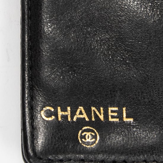 Chanel Timeless French Purse Wallet en negro Cuero de ternero - Image 5
