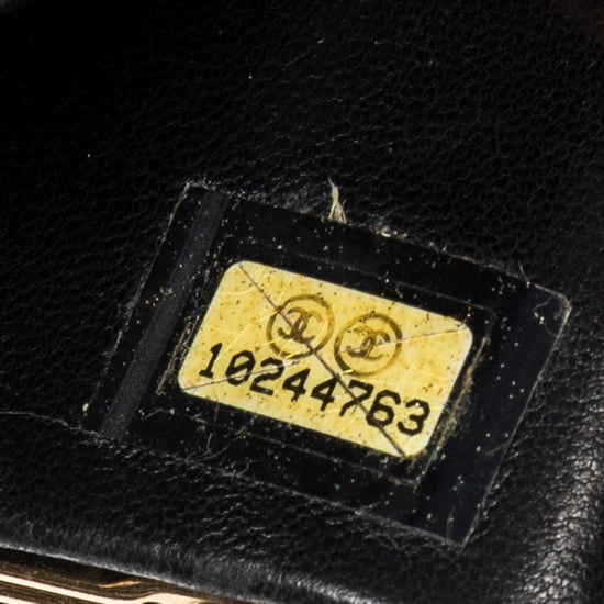 Chanel Timeless French Purse Wallet en negro Cuero de ternero - Image 6