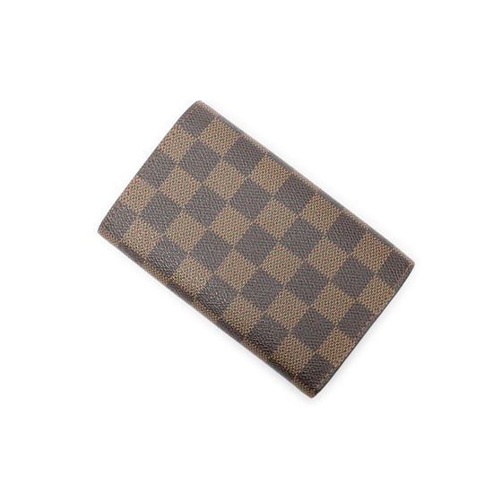 Louis Vuitton Porte-Monnaie Billets Tresor  en  Brown Lienzo recubierto - Image 2