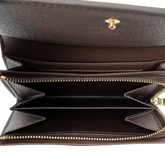 Louis Vuitton Porte-Monnaie Billets Tresor  en  Brown Lienzo recubierto - Image 4