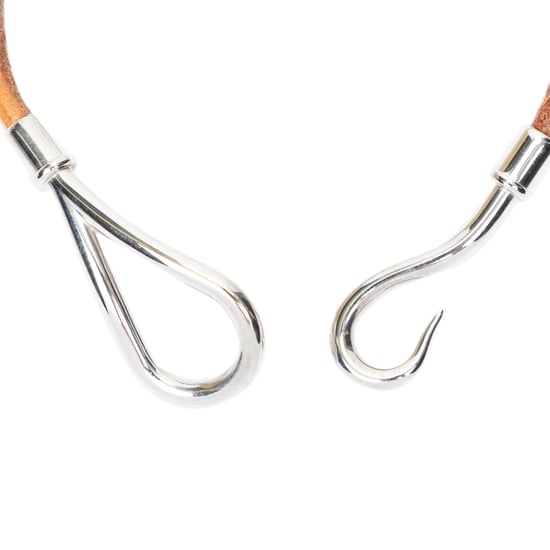 Hermès Jumbo Hook Bracelet en marrón Cuero de ternera - Image 3
