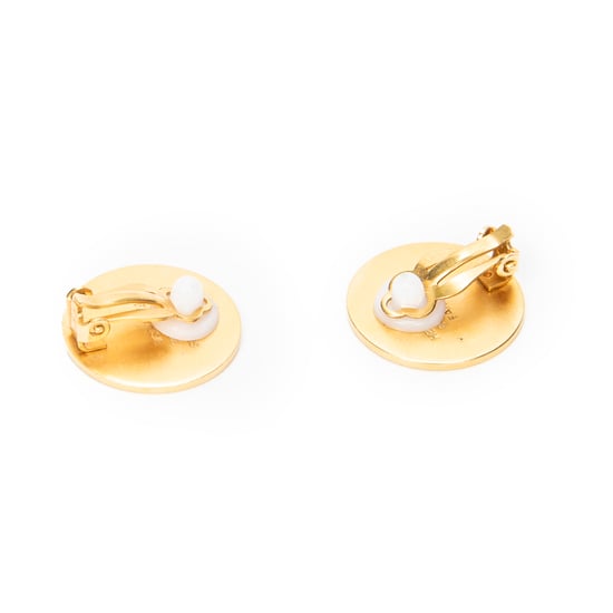 Hermès Clou de Selle Clip On Earrings en oro Acero inoxidable sin níquel - Image 3