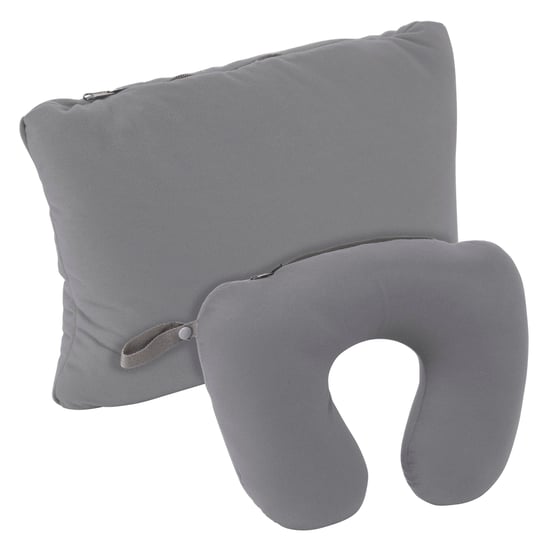 Almohada Deluxe 2 en 1 para Senderismo, Caminatas, Aire Libre, Viajes y Soporte para Cuello y Sueño - Image 1