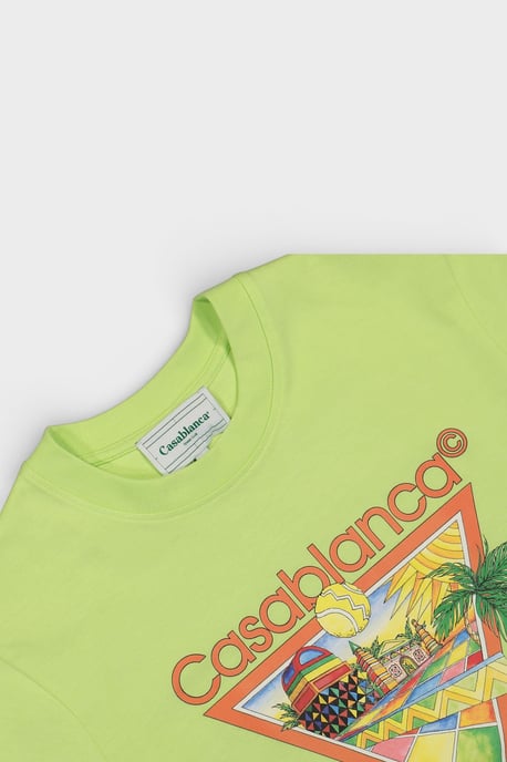 Camiseta Verde Pálido Del Club De Tenis Afrocubista De Casablanca - Image 2