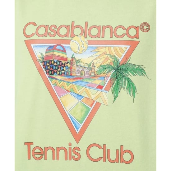 Camiseta Verde Pálido Del Club De Tenis Afrocubista De Casablanca - Image 4