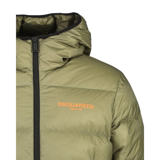 Chaqueta De Plumas Verde Militar Dsquared2 - Image 3