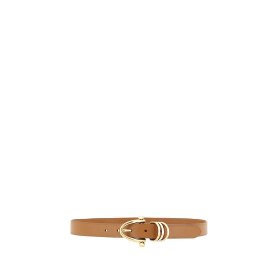 Cinturón Regular Bos Taurus de Cuero de Ternera Beige Chloé - Image 2