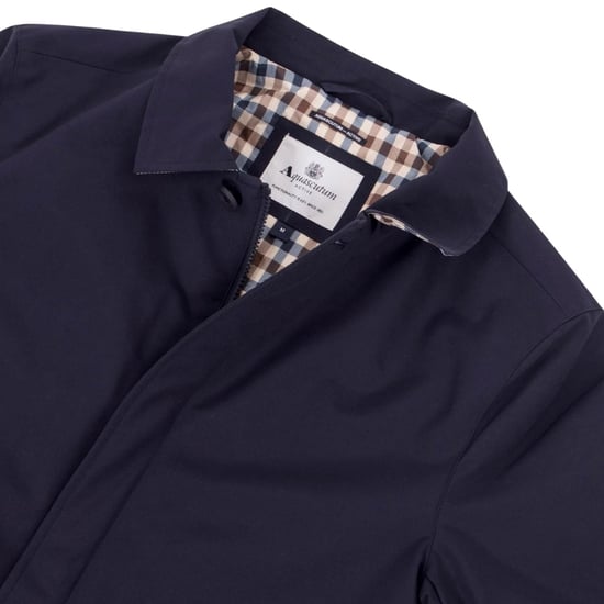 Chaqueta Aquascutum Active Shell Active Mid Trench Azul Marino - Image 3