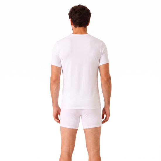 Pack de 3 camisetas interiores de manga corta para hombre 50534019 - Image 4