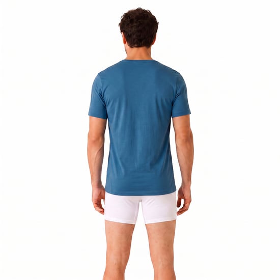 Paquete de 3 camisetas interiores de manga corta para hombre 50532470 - Image 4