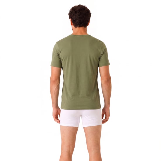 Paquete de 3 camisetas interiores de manga corta para hombre 50532470 - Image 6