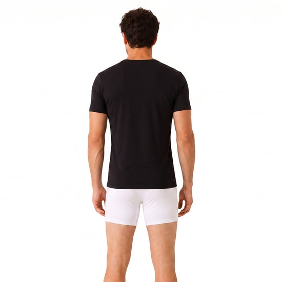 Paquete de 3 camisetas interiores de manga corta para hombre 50534019 - Image 4