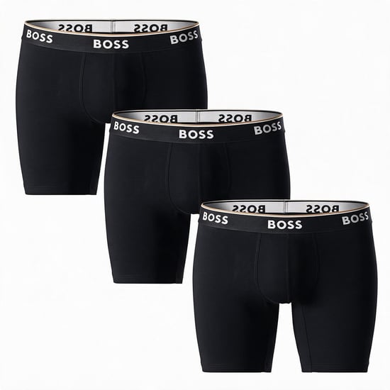 Paquete de 3 bóxers de algodón elástico para hombres 50538142 - Image 1